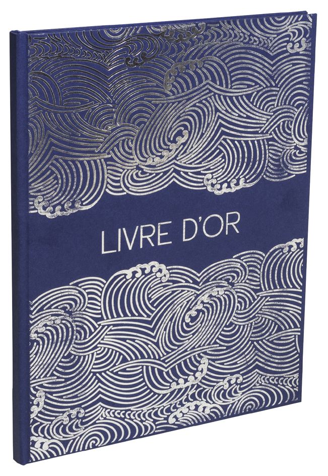 EXACOMPTA Livre d'Or Japan, 220 x 270 mm, bleu