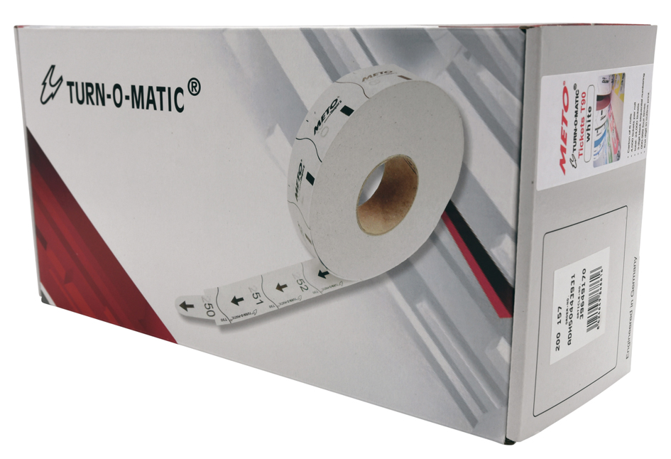 Tickets pour distributeur Turn-O-Matic, emballage