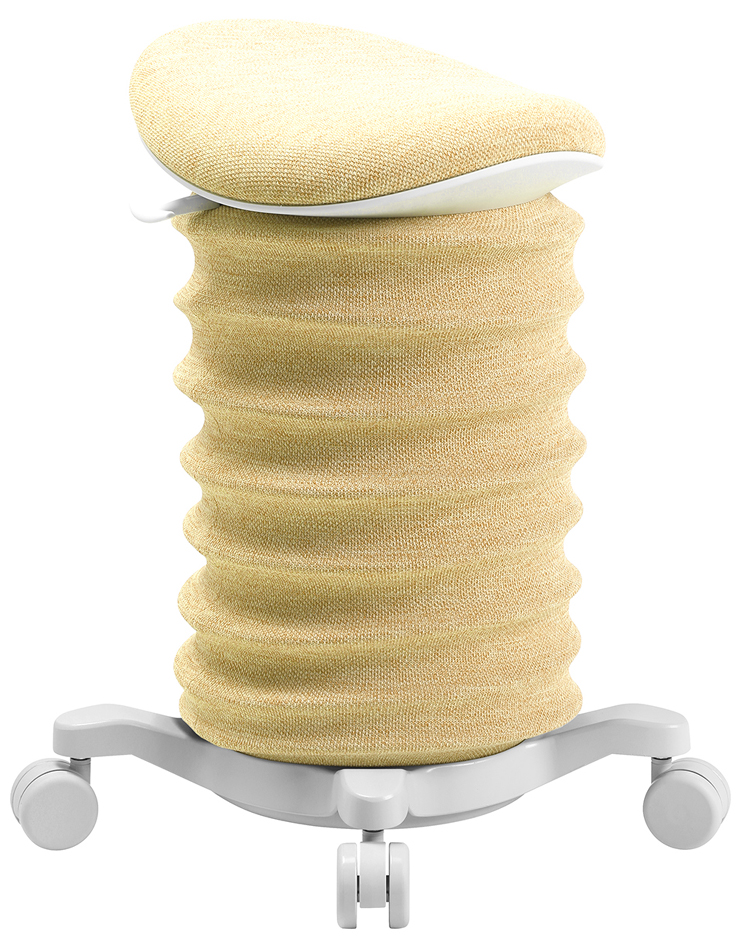 Topstar Tabouret 'Sitness 4D Move', blanc papyrus / jaune