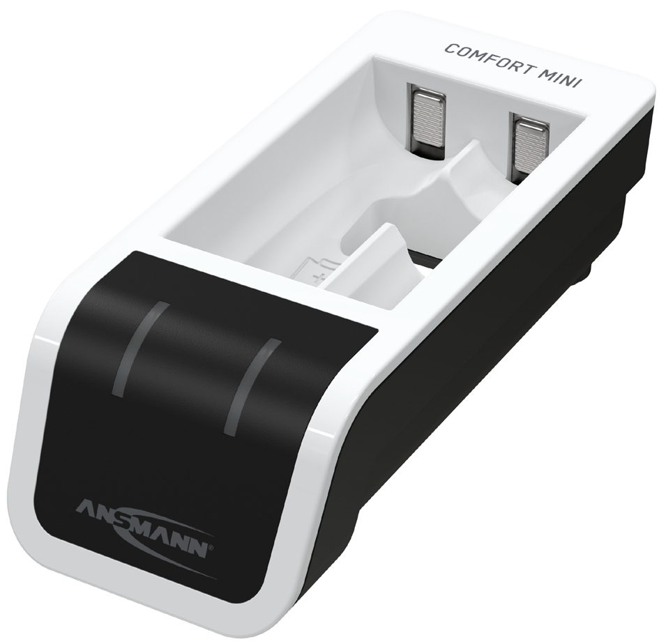 ANSMANN Chargeur rapide Comfort Mini, blanc/noir