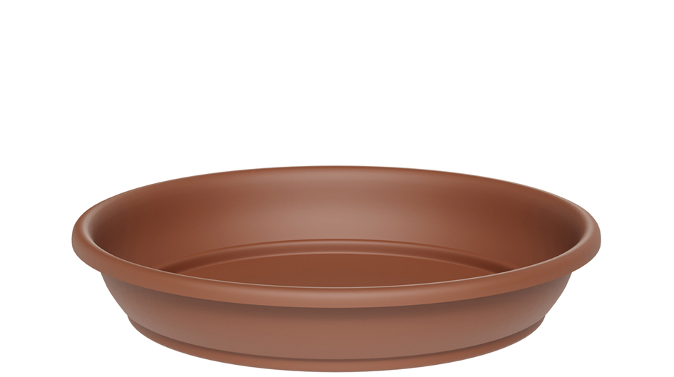 tera Soucoupe 'Aura round', diamètre: 200 mm, terracotta