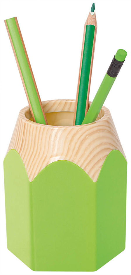 Visuel de référence: pot à crayons "PENCIL", vert pomme