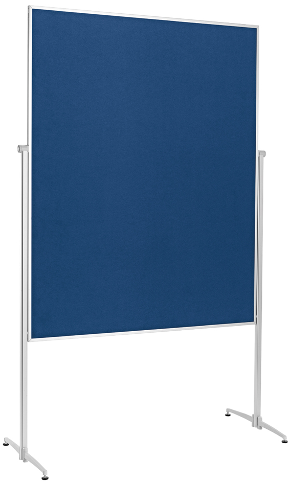 magnetoplan Tableau présentation, (L)1200 x (H)1500 mm, bleu