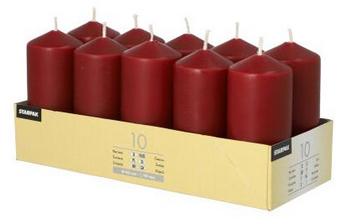 Bougies cylindriques
