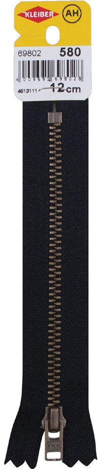 KLEIBER Fermeture à zip, métal, longueur: 100 mm, beige