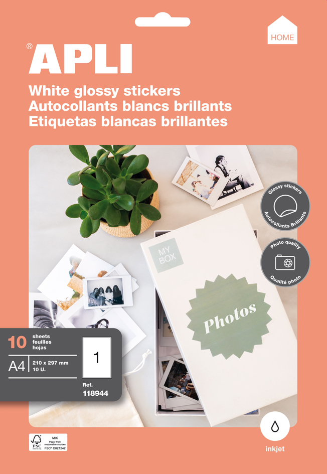 Etiquettes glossy