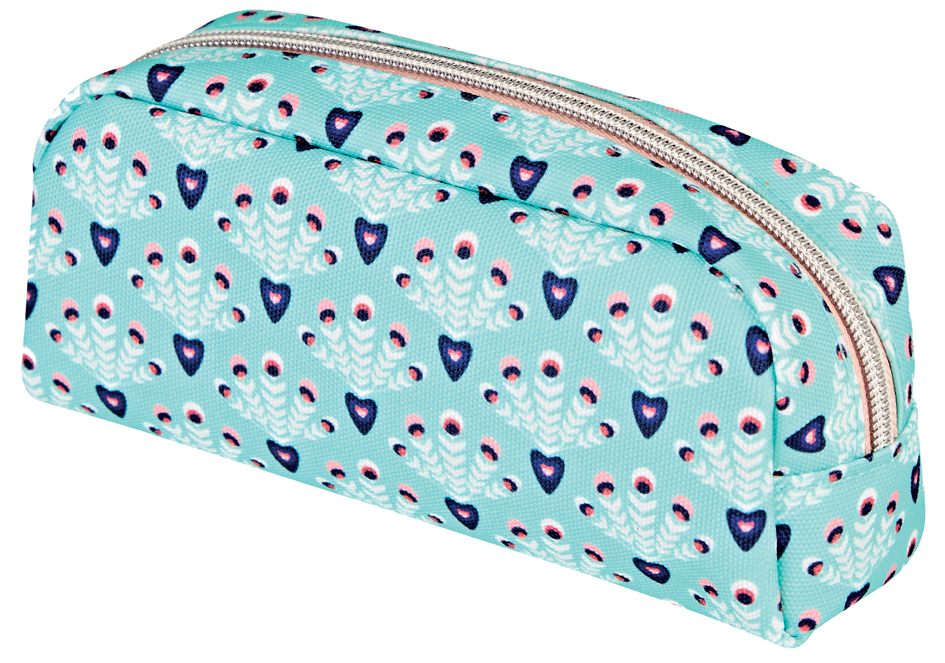 herlitz Trousse Pouch Bag 'Fancy Peacock'