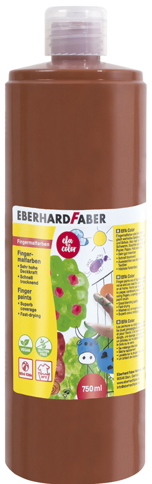 EBERHARD FABER Peinture au doigt EFA Color, sanguine
