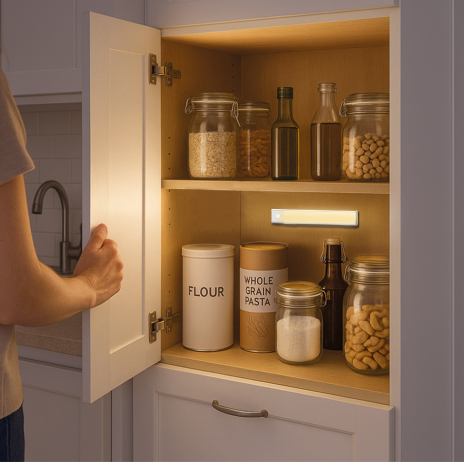LogiLink Lampe sous-meuble LED, 200 mm, capteur de mouvement