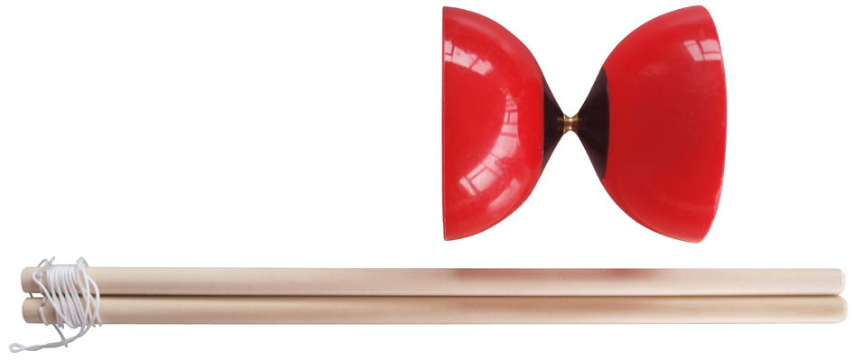 SCHILDKRÖT Diabolo, en polyéthylène, rouge