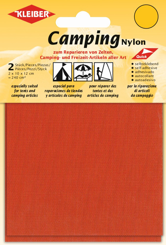 KLEIBER Pièces de réparation, nylon, autocollant, orange