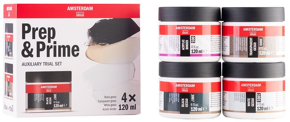 ROYAL TALENS AMSTERDAM Set d'apprêt, 4x 120 ml