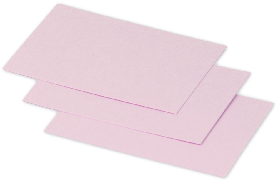 Pollen by Clairefontaine Carte 70 x 95 mm, rose dragée