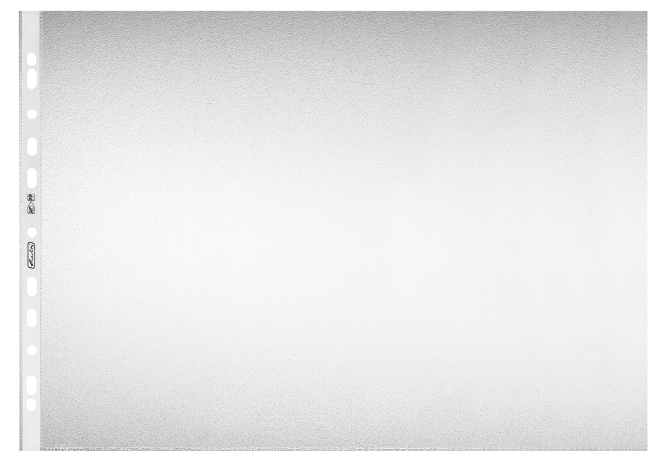 herlitz Pochette perforée, A3 paysage, grainé, 0,08 mm