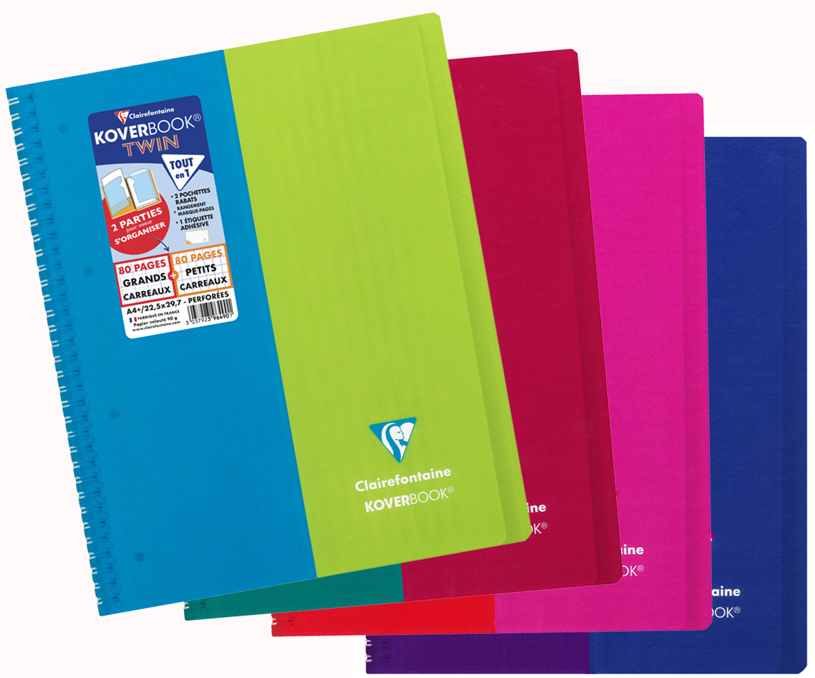 Visuel de référence: Cahier reliure intégrale KOVERBOOK TWIN, A4+