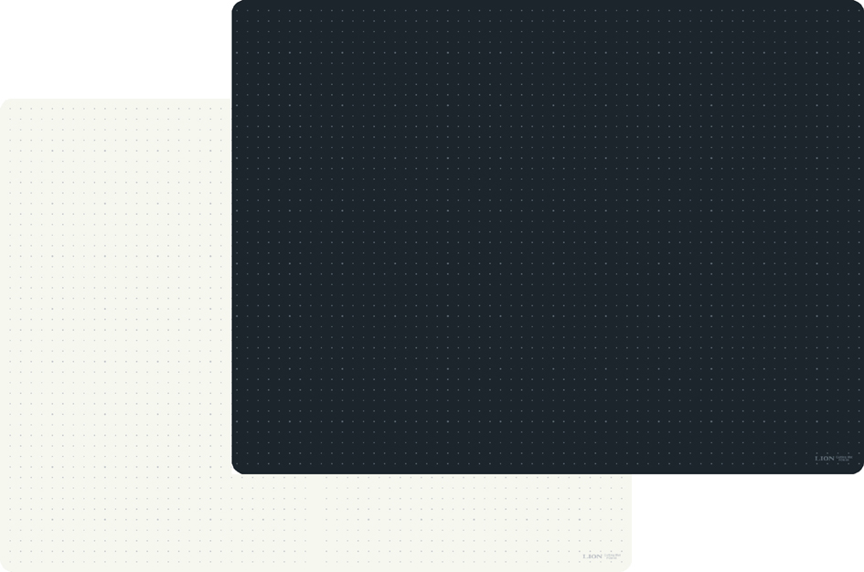 Hansa Tapis de découpe 'Cut-Mat', A2, pliable, noir/blanc
