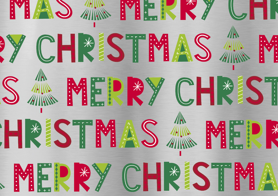 SUSY CARD Papier cadeau de Noël 'Merry Christmas'