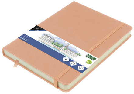kangaro Cahier de croquis, couverture rigide, A4, vieux rose