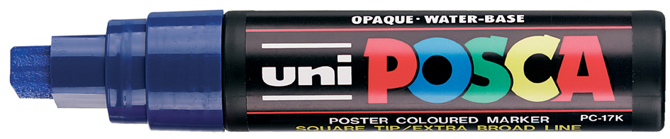 POSCA Marqueur à pigment PC-17K, bleu foncé