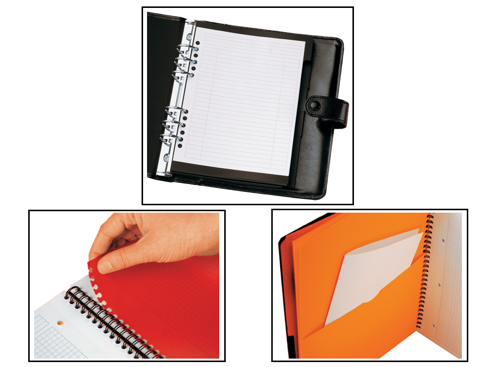 Perforation A5 - intercalaire repositionnable - pochette pratique