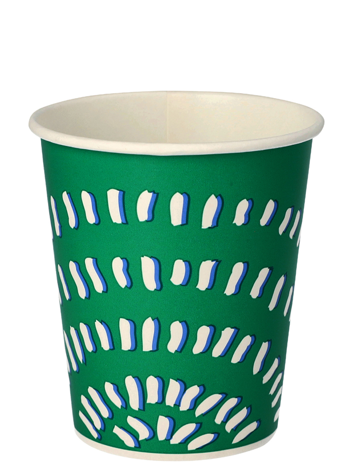 STARPAK Gobelet en carton, 0,2 l, par 100, vert