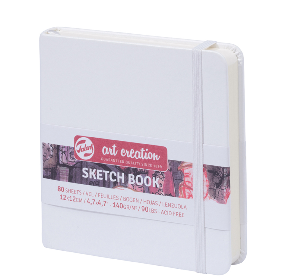 Visuel de référence: carnet de croquis, blanc
