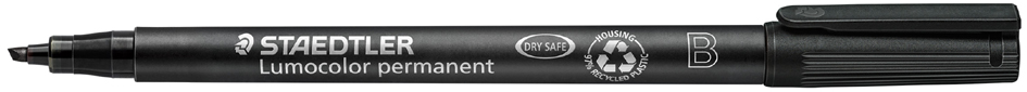STAEDTLER Marqueur permanent 314B Lumocolor, noir