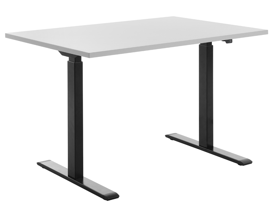 Topstar Bureau réglable en hauteur, (L)1.200 mm, noir/gris