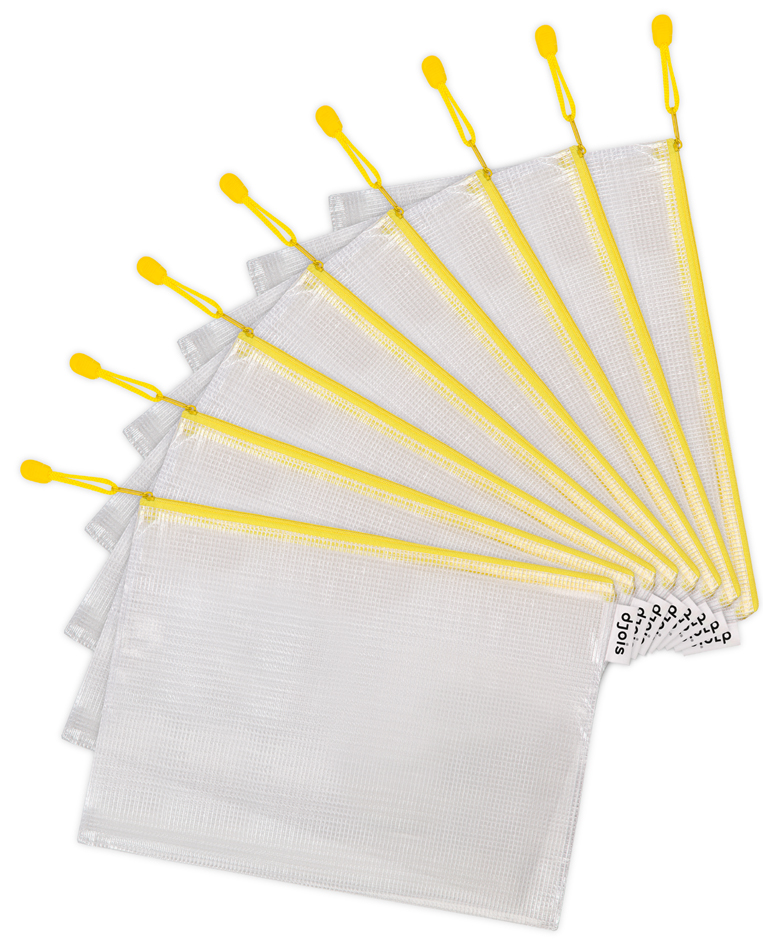 Visuel de référence: pochette à zip "ZIPPER", jaune