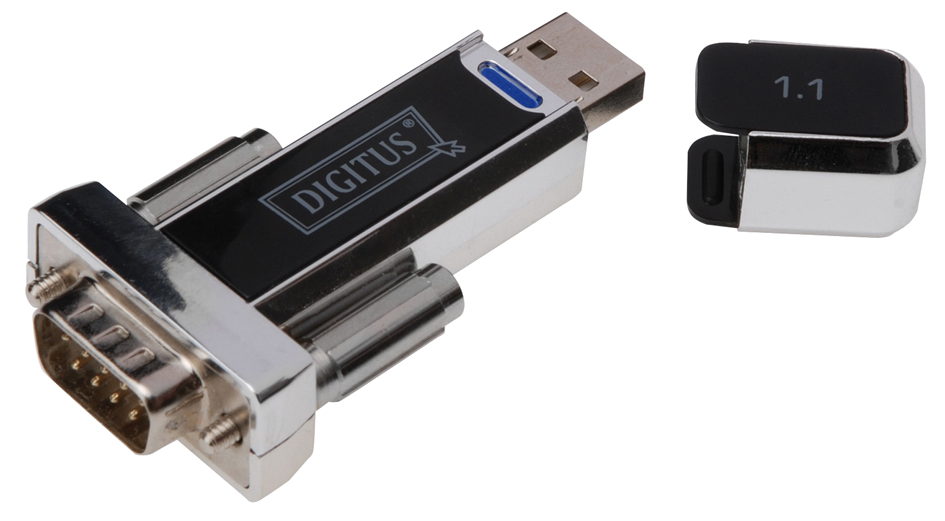 DIGITUS Adaptateur USB 1.1 - RS232, 1 Mbps