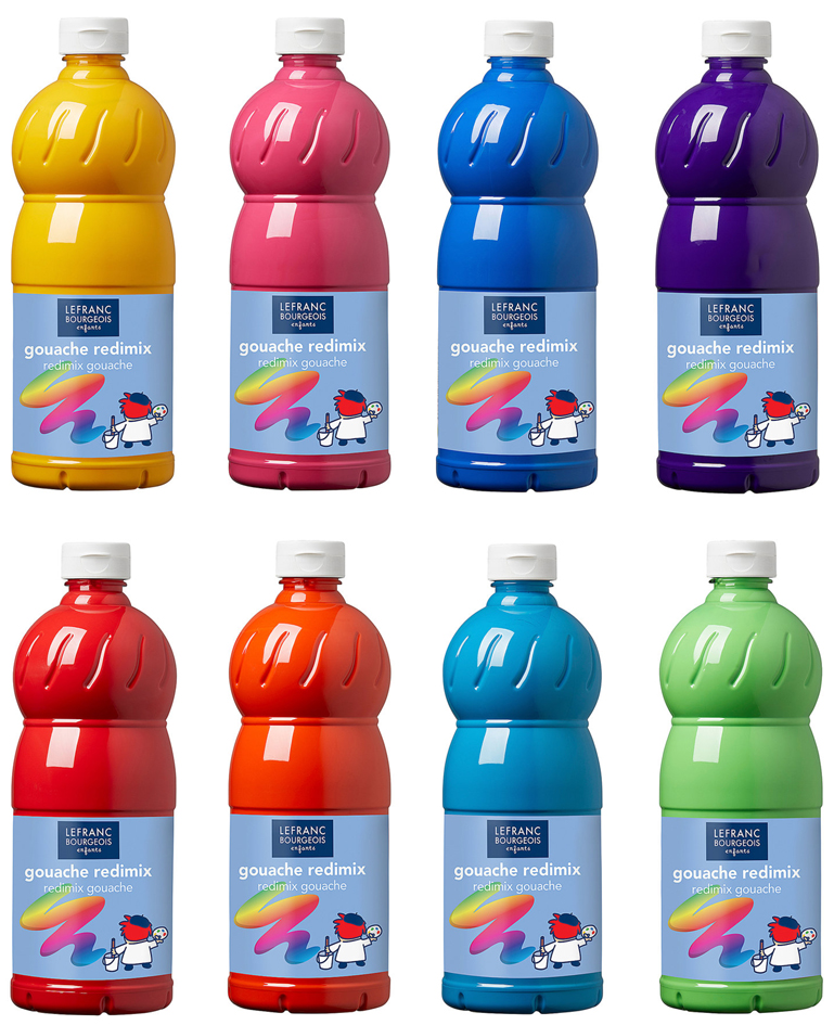 LEFRANC BOURGEOIS Gouache liquide 1.000 ml, assorti