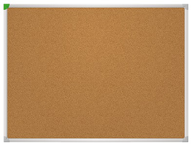 Tableaux liège, cadre aluminium