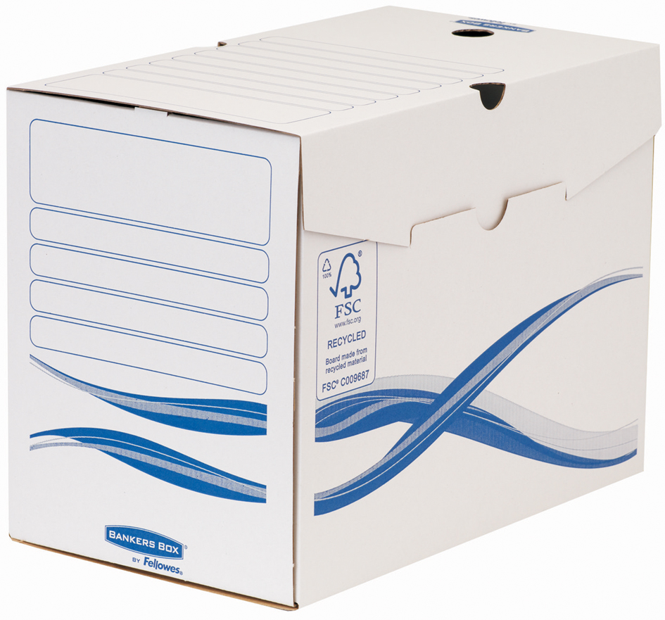 Fellowes Boîte d'archives BANKERS BOX Basic, (L)200 mm, bleu