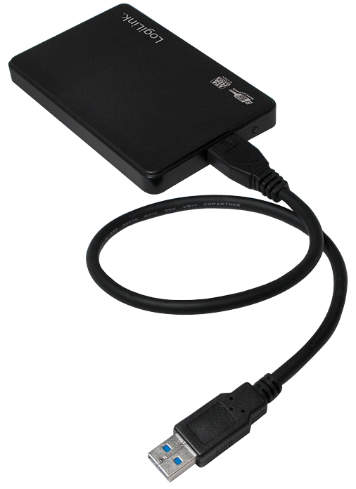 LogiLink Boîtier pour disque dur SATA 2,5', USB 3.0, noir