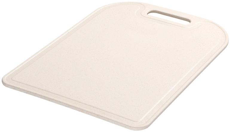 GastroMax Planche à découper BIO, 350 x 250 mm, crème