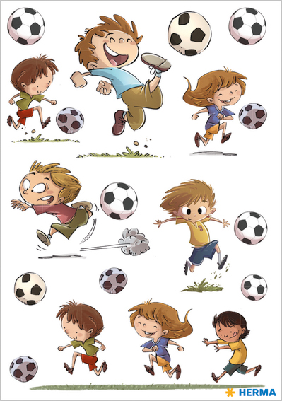 HERMA Sticker DECOR 'Amis du football'