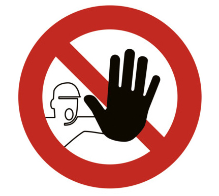 EXACOMPTA Plaque de signalisation 'Accès interdit'