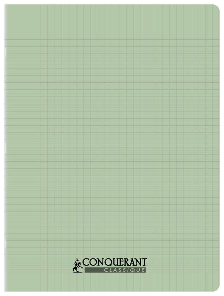 Cahier couverture Polypro, vert pastel