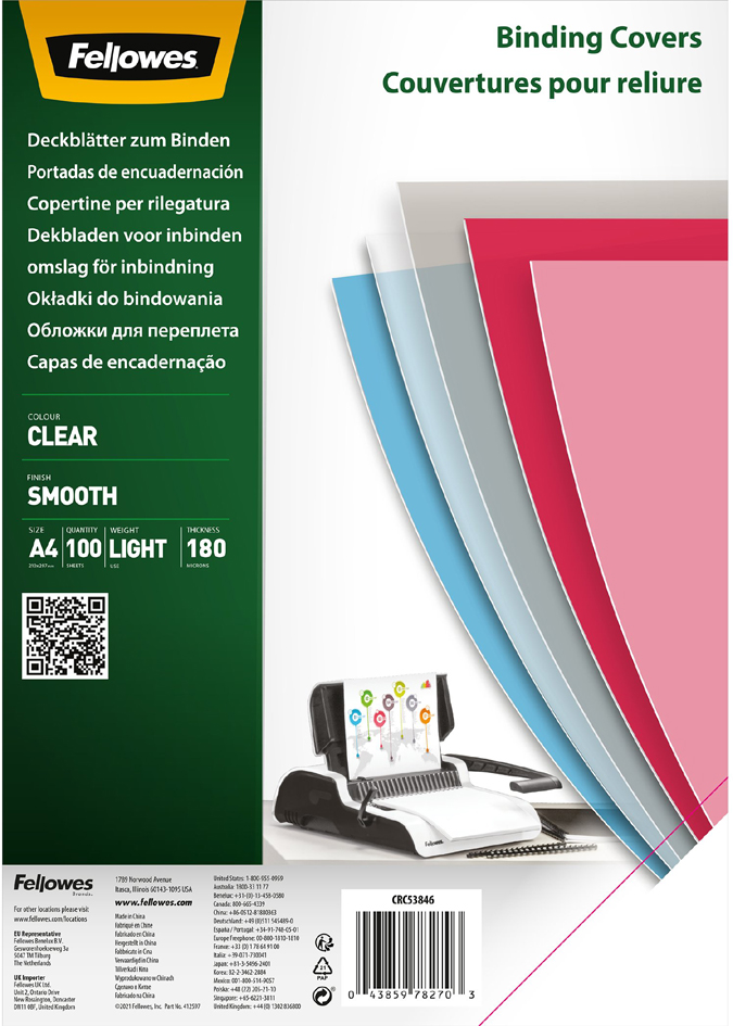 Plats de couverture, plastique