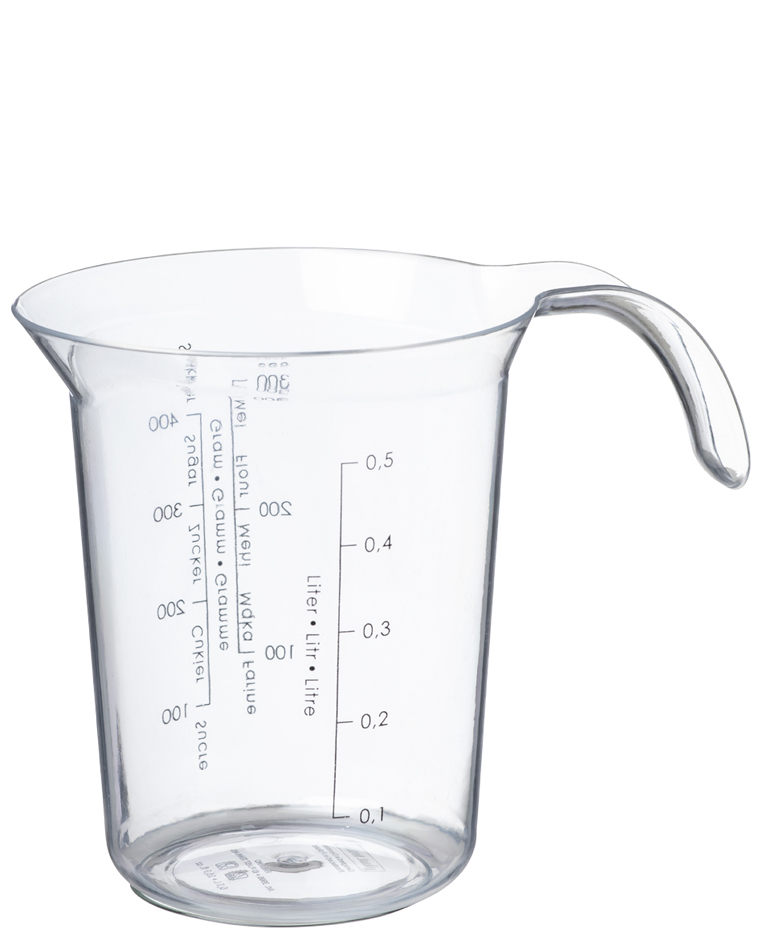plast team Pichet mesureur 'Palermo', 0,5 litre, transparent