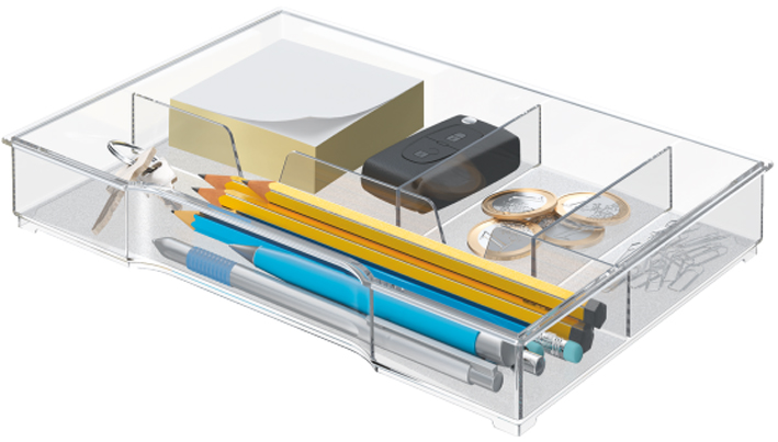 LEITZ Organiseur de tiroir pour bloc de classement WOW CUBE