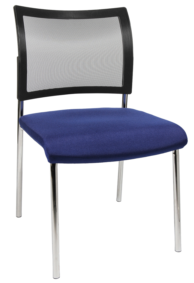 Topstar Chaise de bureau 'filet Visit 10', bleu