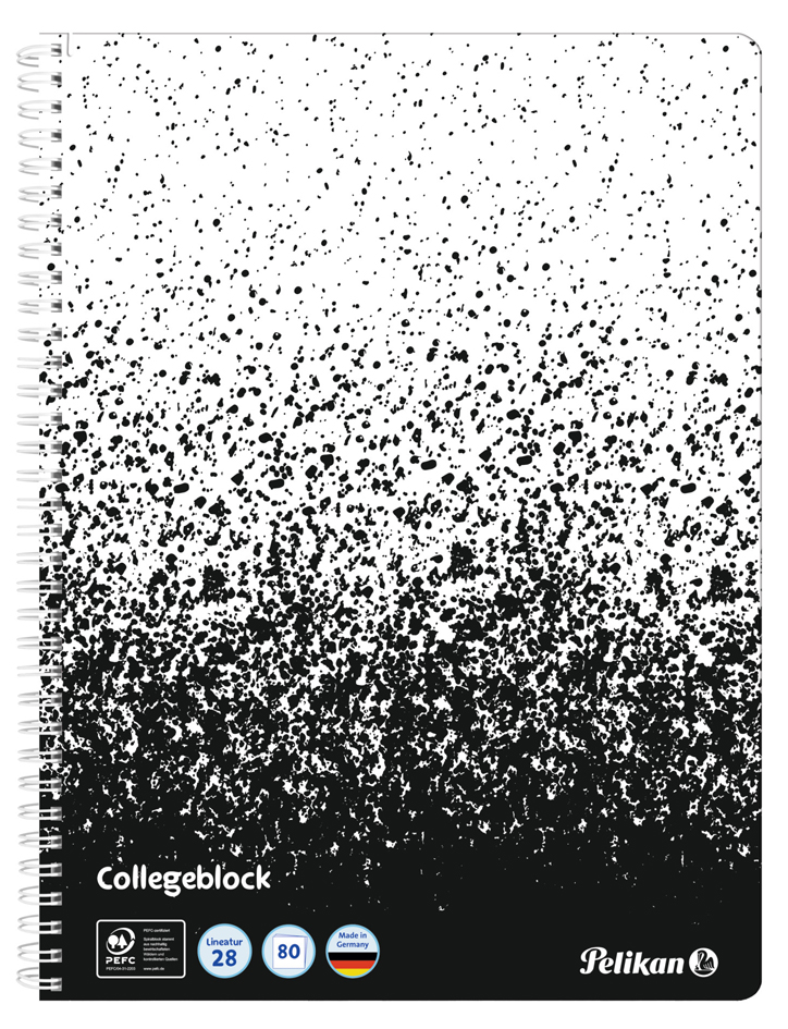 Pelikan Cahier à spirale Color Edition, A4, noir/blanc