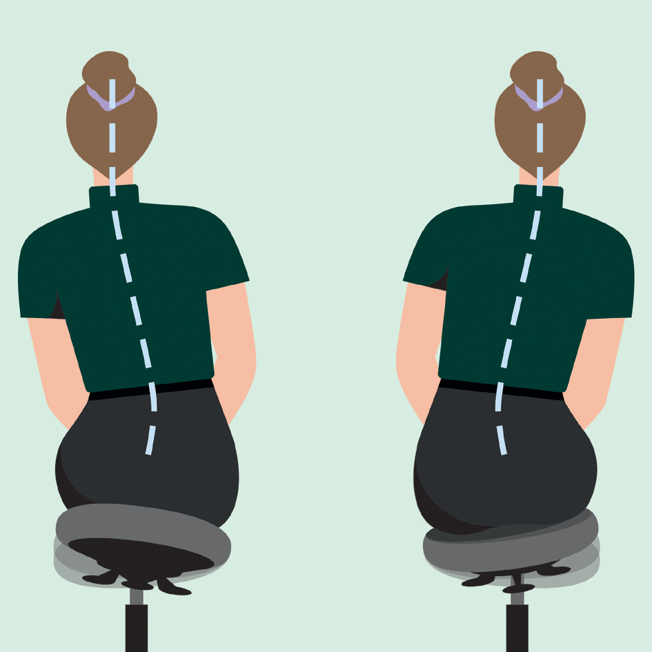Rester actif en position assise