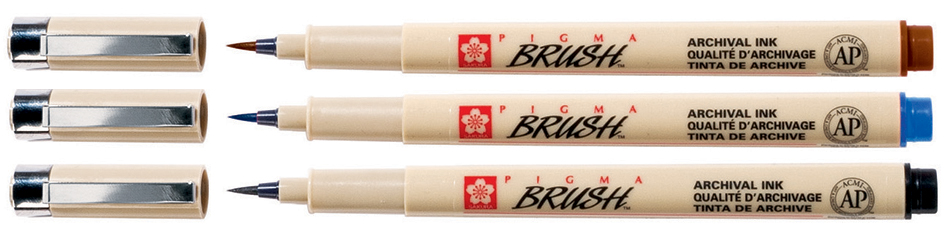SAKURA Feutre pinceau PIGMA BRUSH, noir