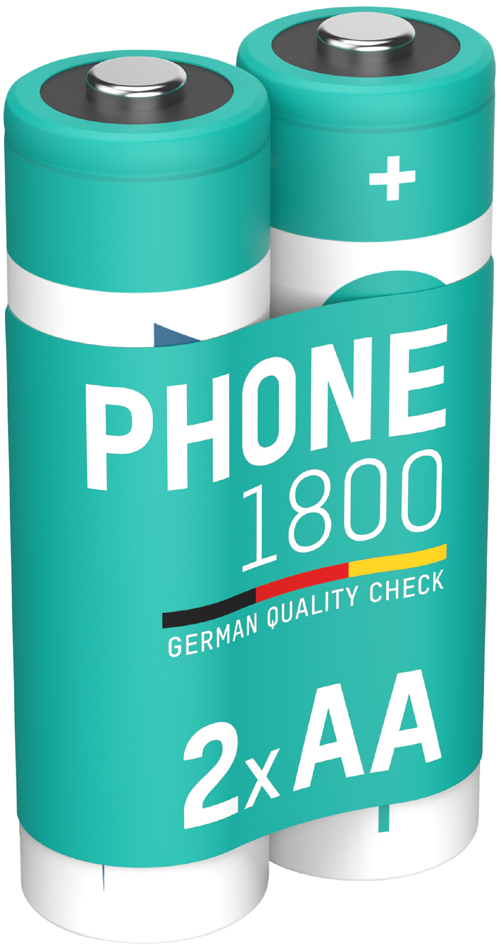 ANSMANN Pile Dect NiMH, Mignon AA, 800 mAh, blister de 2