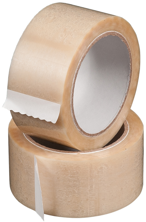 Rubans adhésifs d'emballage, PVC