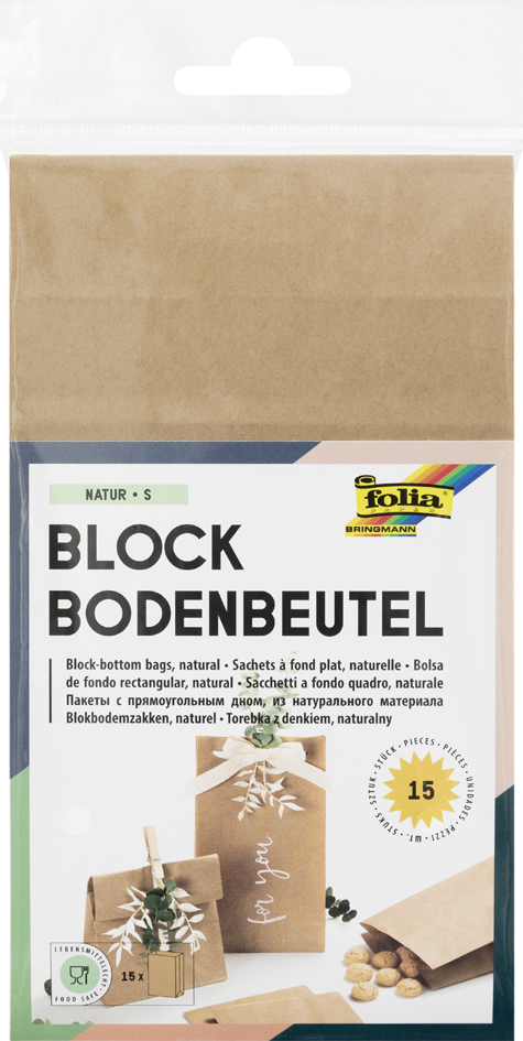 Sachets à fond plat