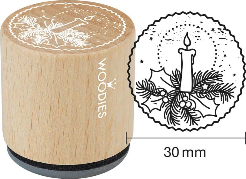 COLOP Tampon à motif Woodies 'bougie'