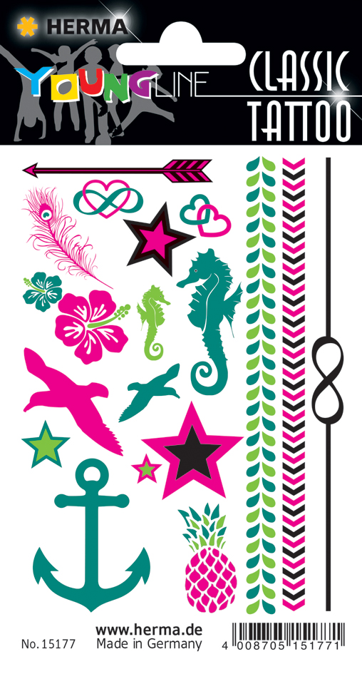 HERMA CLASSIC Tatouages 'Colour Summerfeeling'